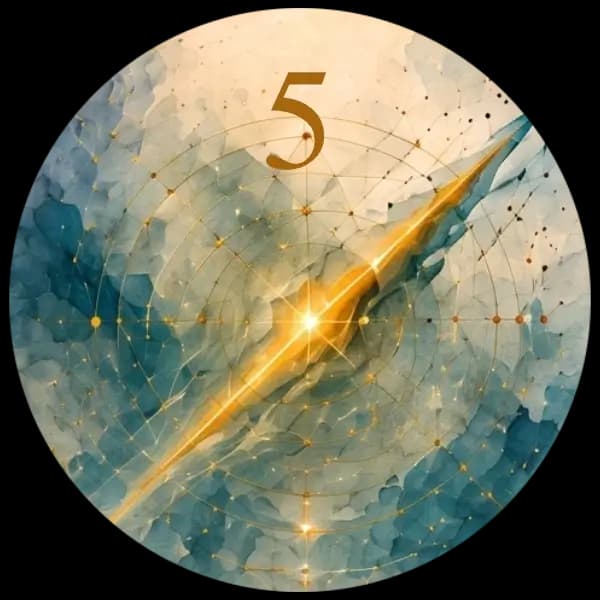 Symbole du chemin de vie 5