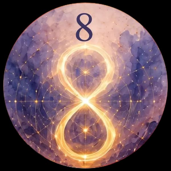 Symbole du chemin de vie 8