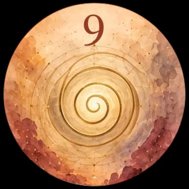 Symbole du chemin de vie 9