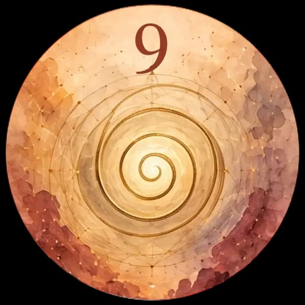 Symbole du chemin de vie 9