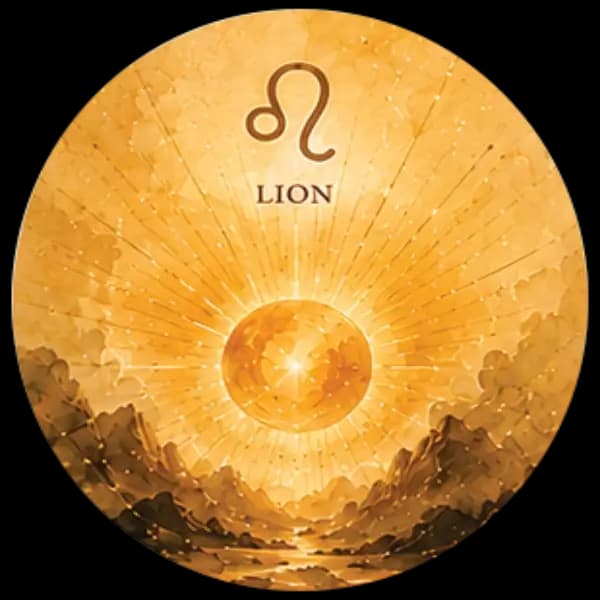 Symbole du signe Lion