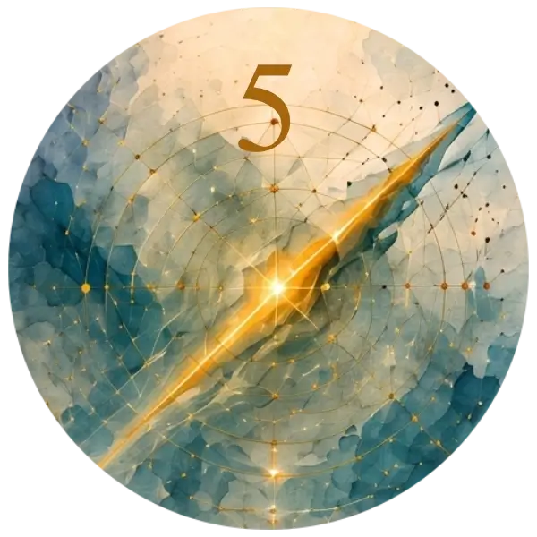 Symbole du chemin de vie 5