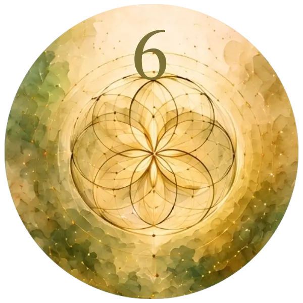 Symbole du chemin de vie 6