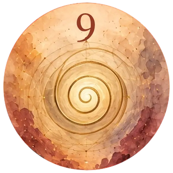 Symbole du chemin de vie 9