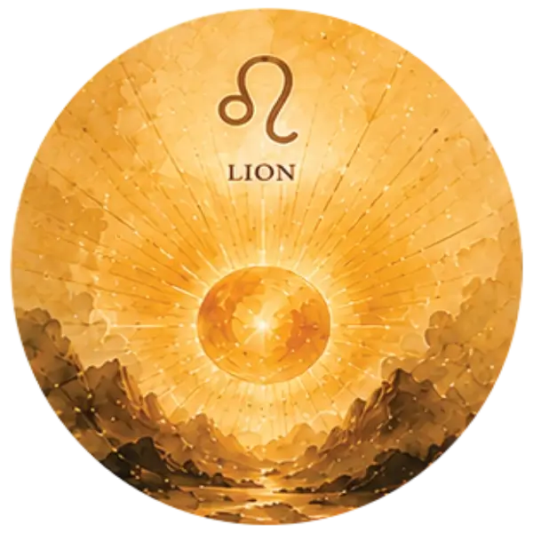 Symbole du signe Lion