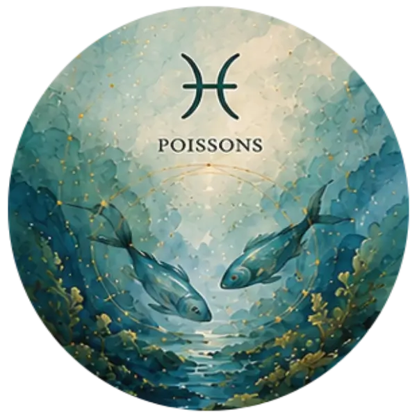 Symbole du signe Poissons